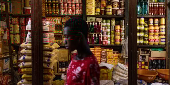 Dans une épicerie de Saint-Louis.