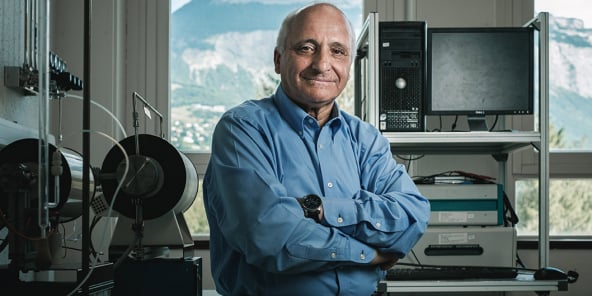 Rachid Yazami, à Grenoble, le 17 août 2021.